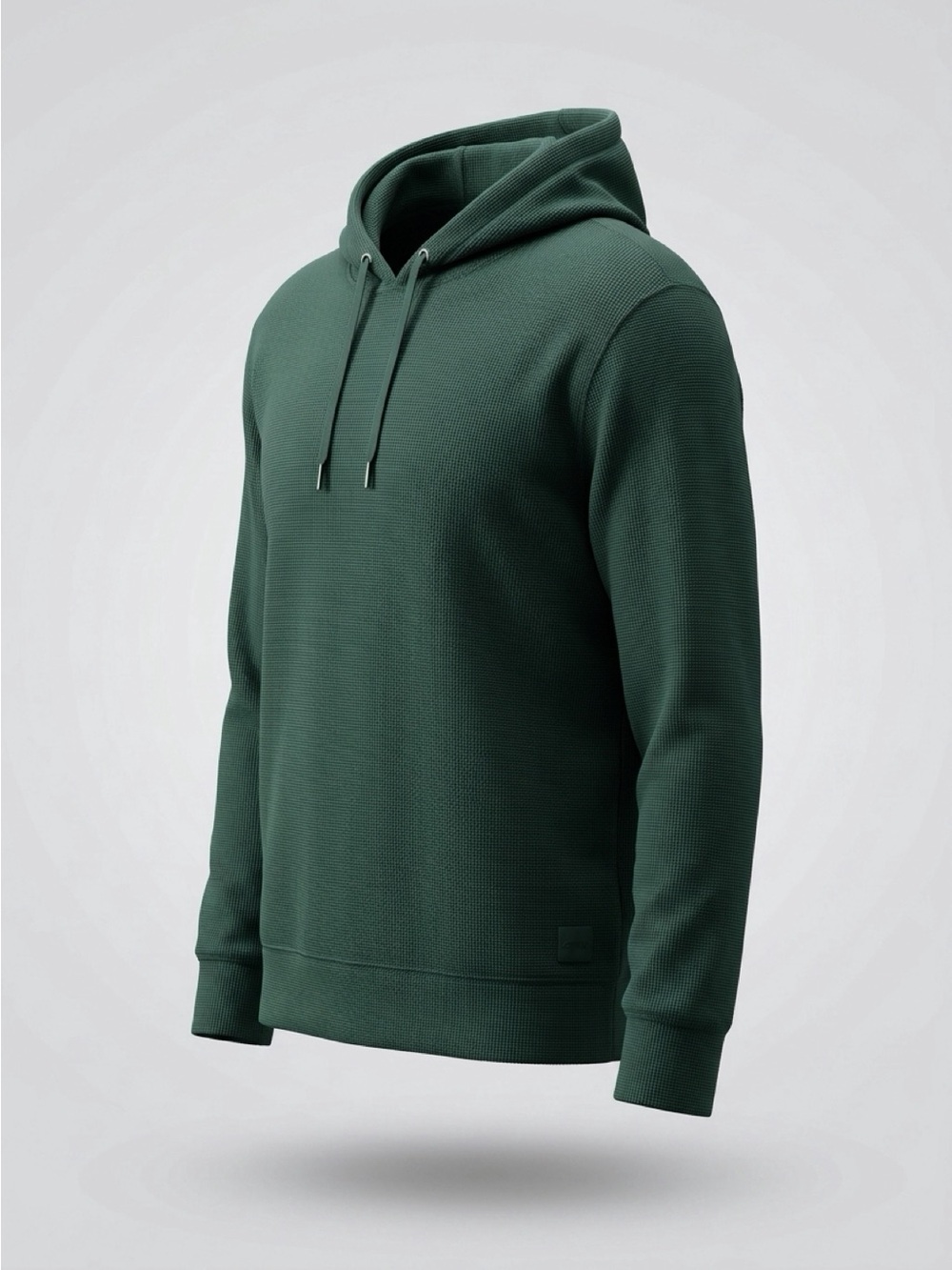DKNY Men's Dark Green Hooded Pullover Sweatshirt